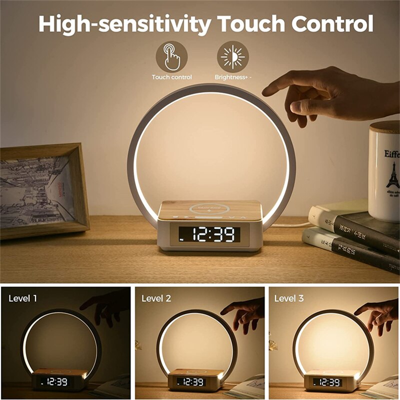 3 in 1 Wireless Bedside Lamp
