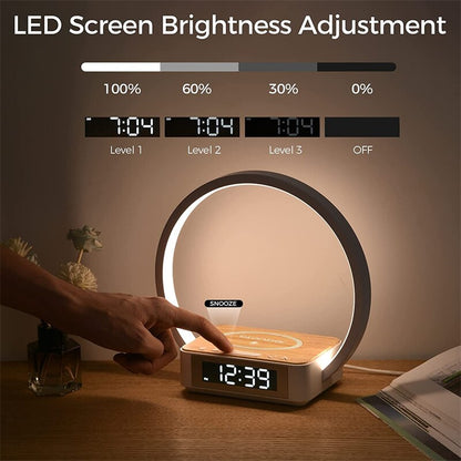 3 in 1 Wireless  Bedside Lamp