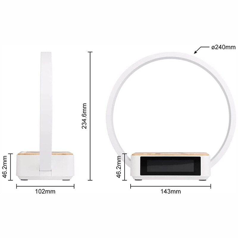 3 in 1 Wireless  Bedside Lamp